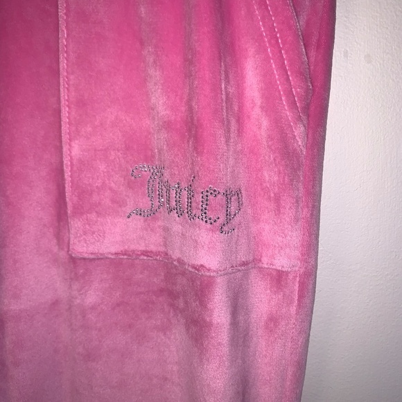 Juicy Couture Pink Velvet Fleece Shirt and Pets Loungewear Set L - Picture 6 of 15